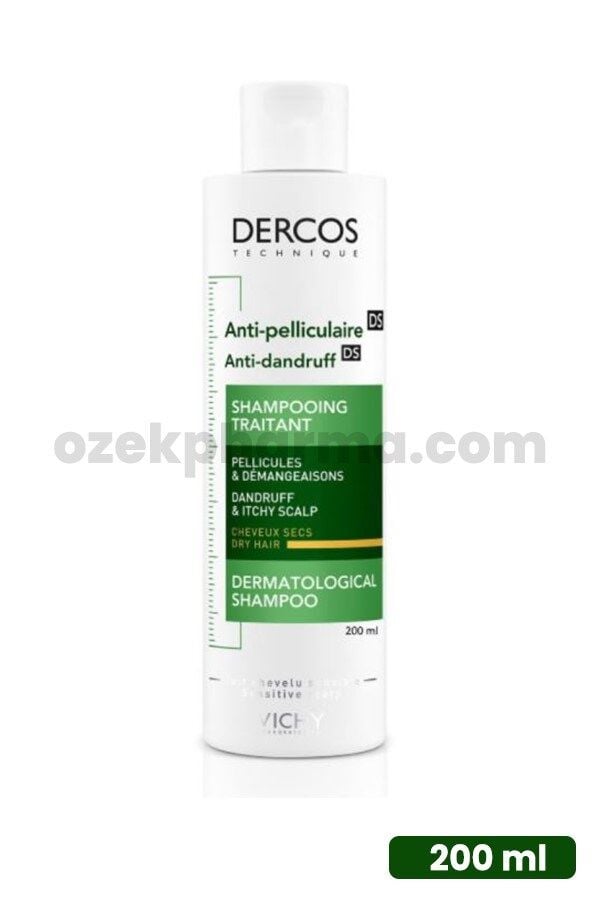 Vichy Dercos Kepek Karşıtı Şampuan 200 ml - Kuru Saçlar