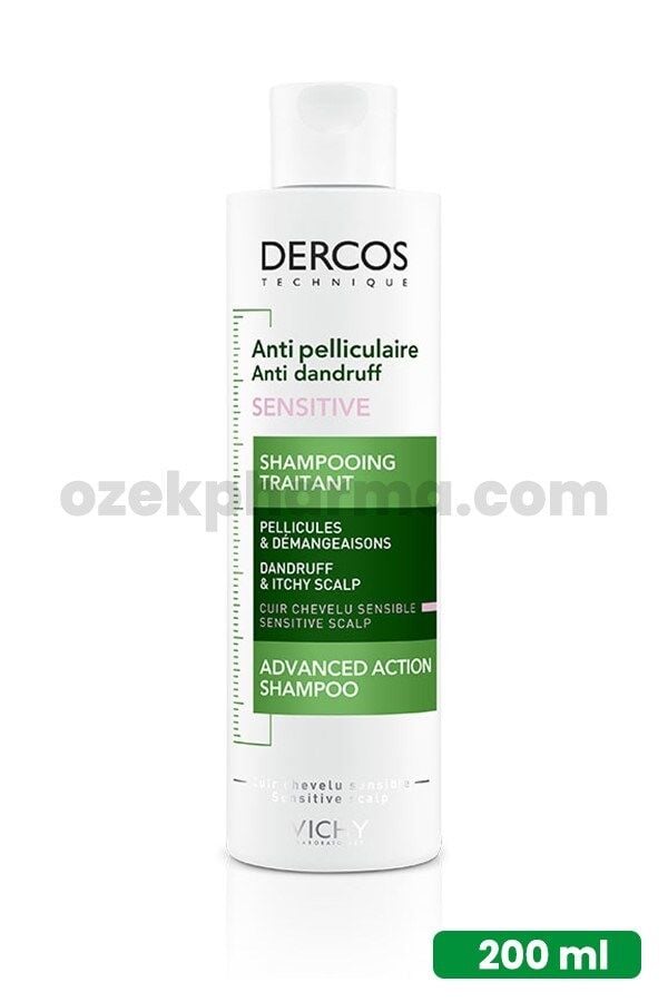 Vichy Dercos Anti Dandruff Sensitive Kepek Karşıtı Şampuan 200 ml