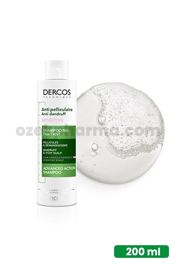 Vichy Dercos Anti Dandruff Sensitive Kepek Karşıtı Şampuan 200 ml