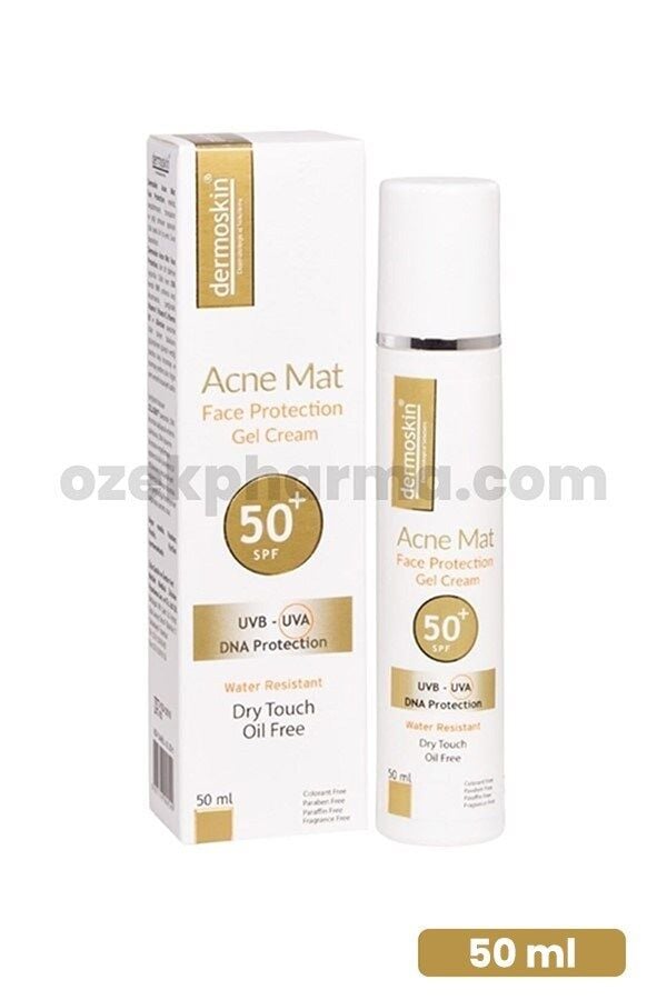 Dermoskin Acn Mat Face Protection Gel Cream Spf50+ 50ml