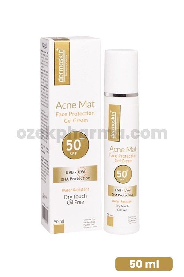 Dermoskin Acn Mat Face Protection Gel Cream Spf50+ 50ml