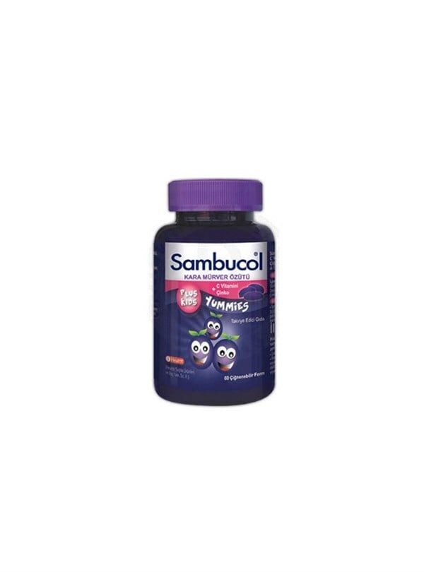 Sambucol Plus Kids Yummies 60 Çiğneme Tableti