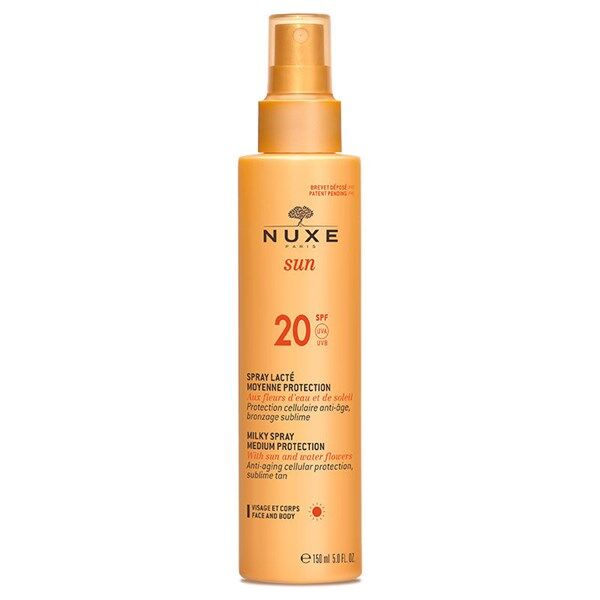 Nuxe Sun Güneş Koruyucu Yüz ve Vücut Sütü Sprey Spf20 150ml