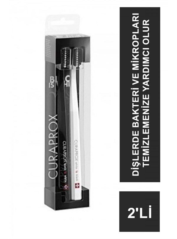 Curaprox Black is White Diş Fırçası 2'li