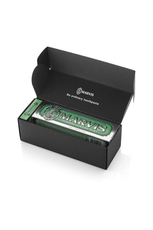 Marvis Classic Strong Mint 85 ml + Holder Set