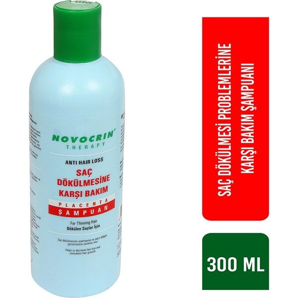 Novocrin Placenta Saç Dökülmesine Karşı Bakım Şampuanı 300 ml