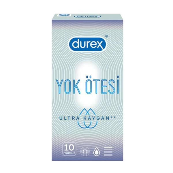 Durex Yok Ötesi Ultra Kaygan Prezervatif 10'lu