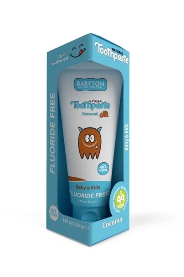Babyton Organik Doğal Hindistan Cevizi Aromalı Diş Macunu 50 gr