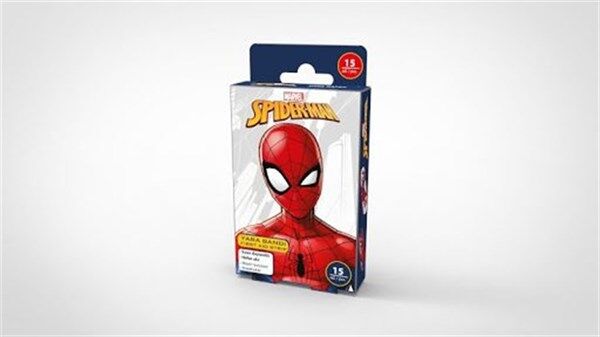 B-Good Marvel Spiderman Suya Dayanıklı Yarabandı 15'li