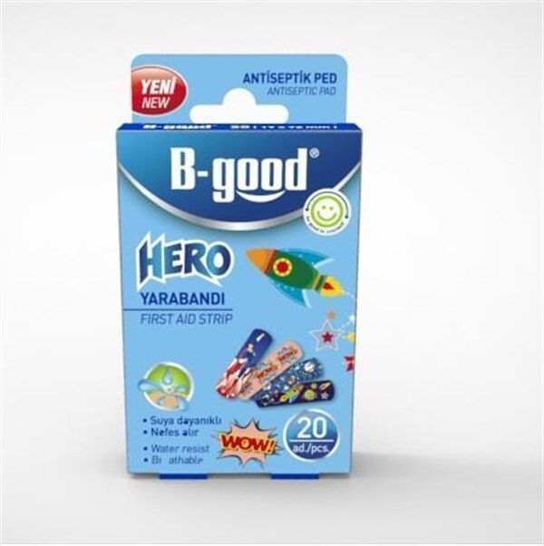 B-Good Hero Çocuk Yara Bandı 20'li