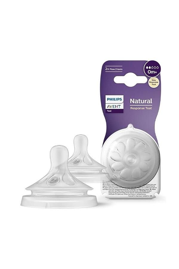 Avent Natural Response Biberon Emziği 2 Numara +0 Ay 2'li