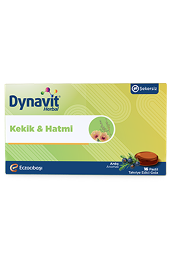 Dynavit Herbal Kekik ve Hatmi 16 Pastil