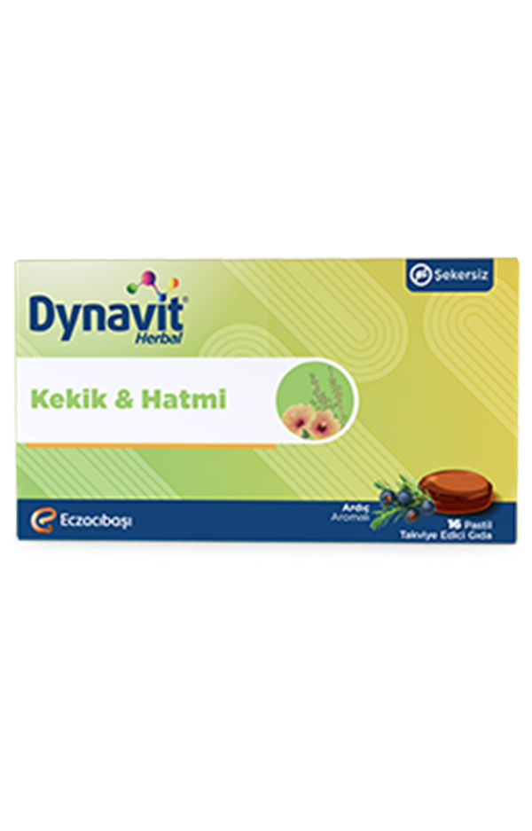 Dynavit Herbal Kekik ve Hatmi 16 Pastil