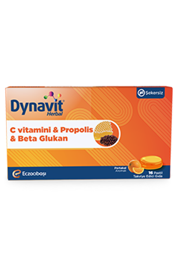 Dynavit C Vitamini Propolis Beta Glukan Pastil