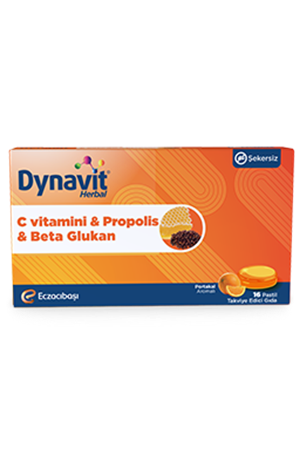 Dynavit C Vitamini Propolis Beta Glukan Pastil