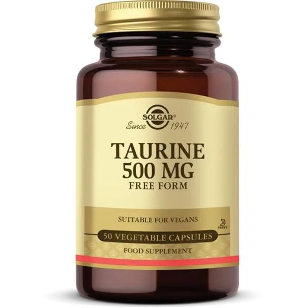 Solgar Taurine 500 mg 50 Kapsül