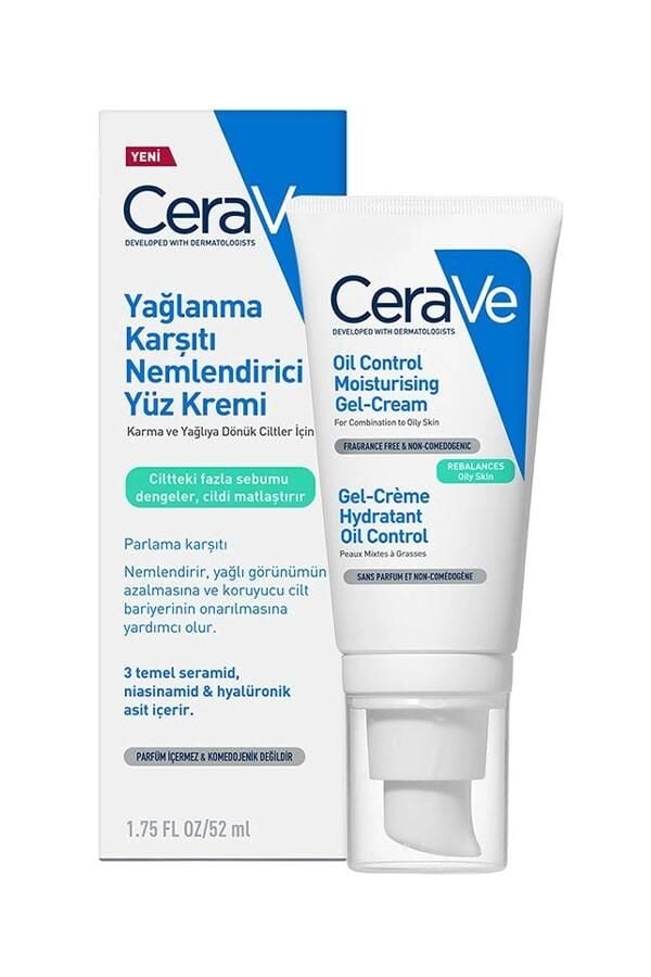 Cerave Yağlanma Karşıtı Nemlendirici Yüz Kremi 52