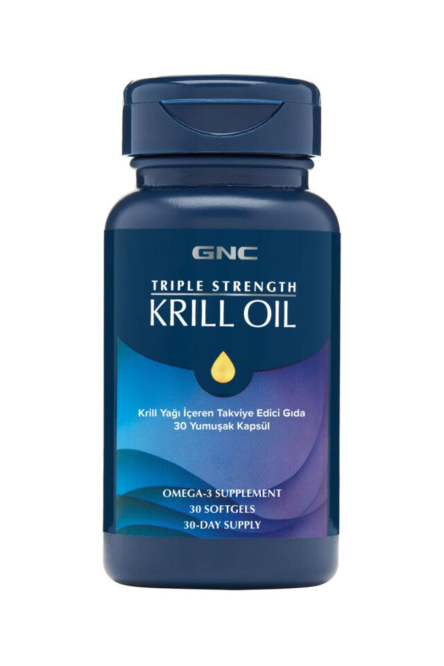 GNC Triple Strength Krill Oil 30 Yumuşak Kapsül