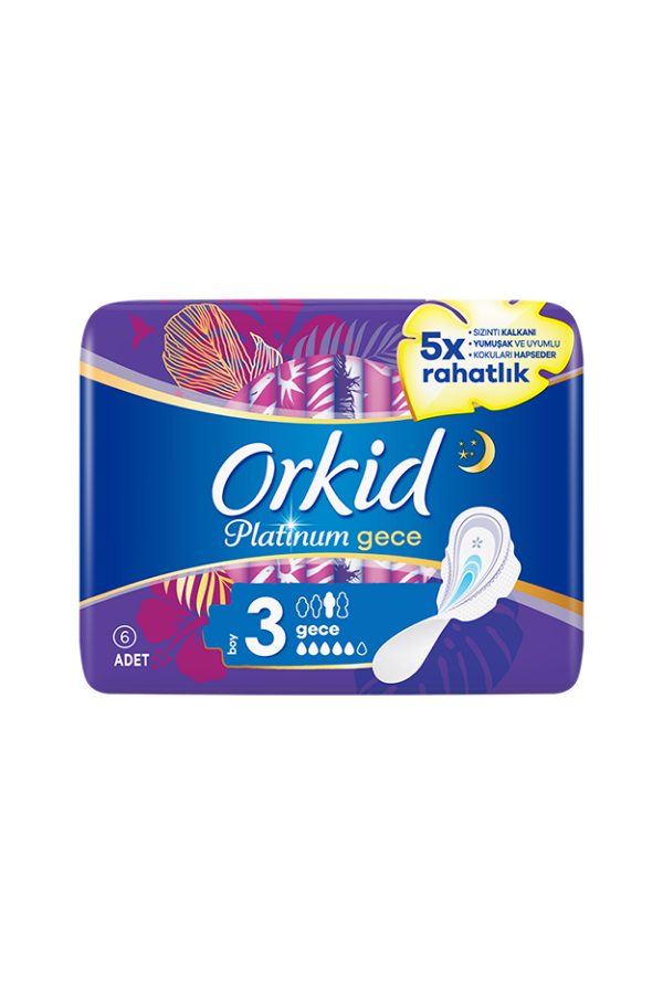Orkid Platinum Gece Boy 3 6 Adet