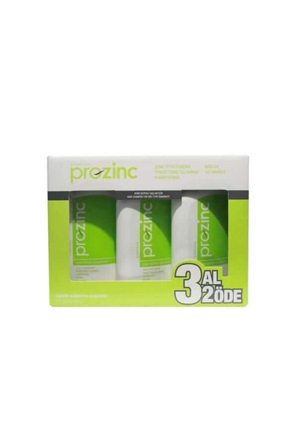 Prozinc Kuru Kepekli Saçlar İçin Şampuan 3 Al 2 Öde