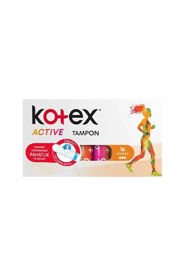 Kotex Active Tampon Normal 16'lı