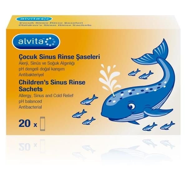 Alvita Sinus Rinse Kit Çocuklar İçin 120 ml