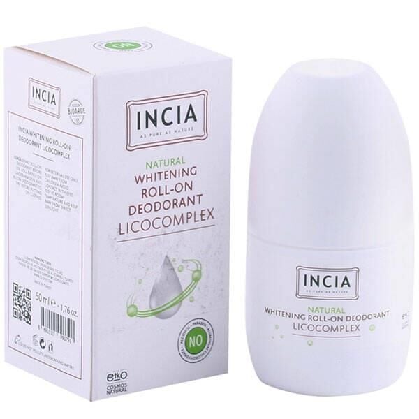 İncia Natural Whitening Roll On Deodorant 50 ml Beyazlatıcı