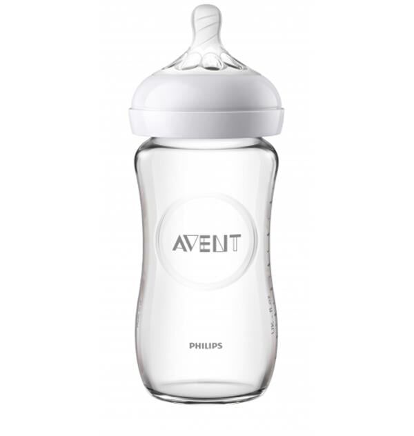 Avent SCF673/17 Natural Cam Biberon Yavaş Akış 1 Ay+ 240 ml
