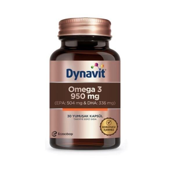 Dynavit Omega 3 950 mg 30 Yumuşak Kapsül