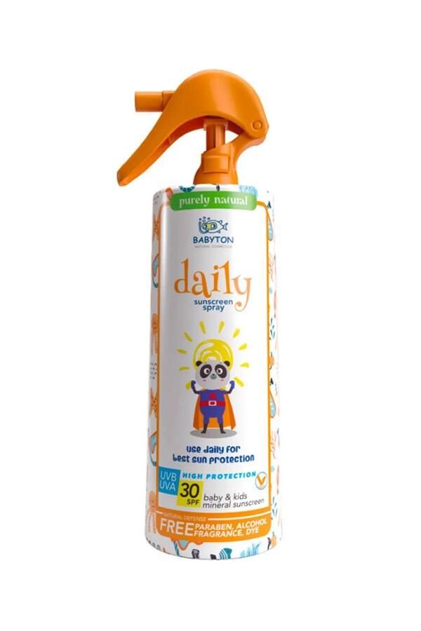 Babyton Bebek ve Çocuklar İçin Günlük Güneş Koruyucu Sprey 200 ml
