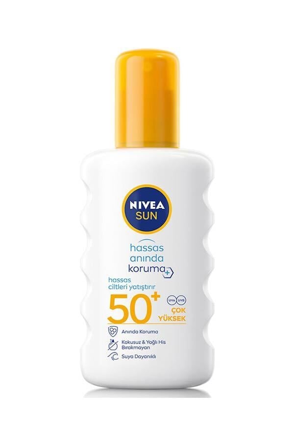 Nivea Sun Hassas Koruma Güneş Spreyi Kokusuz 200 ml
