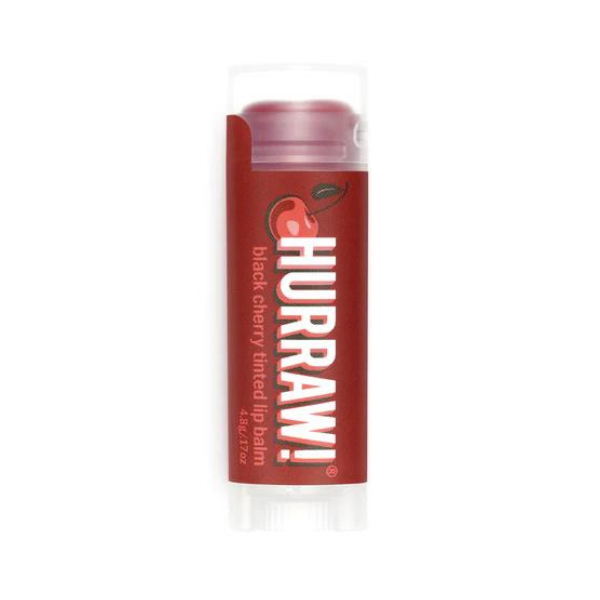 Hurraw Black Cherry Tinted Lip Balm - Vişne