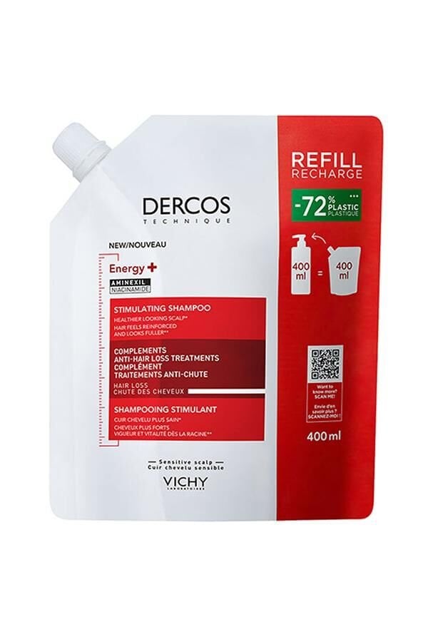 Vichy Dercos Energisant Saç Dökülmesine Karşı Şampuan Refill 400 ml