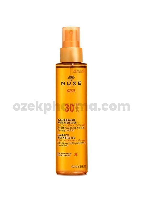 Nuxe Huile Solaire Bronzlaştırıcı Yüz ve Vücut Yağı SPF30 150 ml