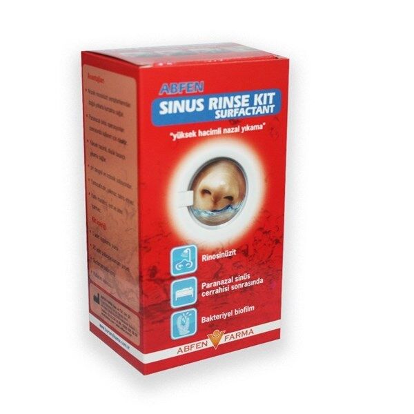 Abfen Sinus Rinse Kit Surfactant Burun Yıkama Kit