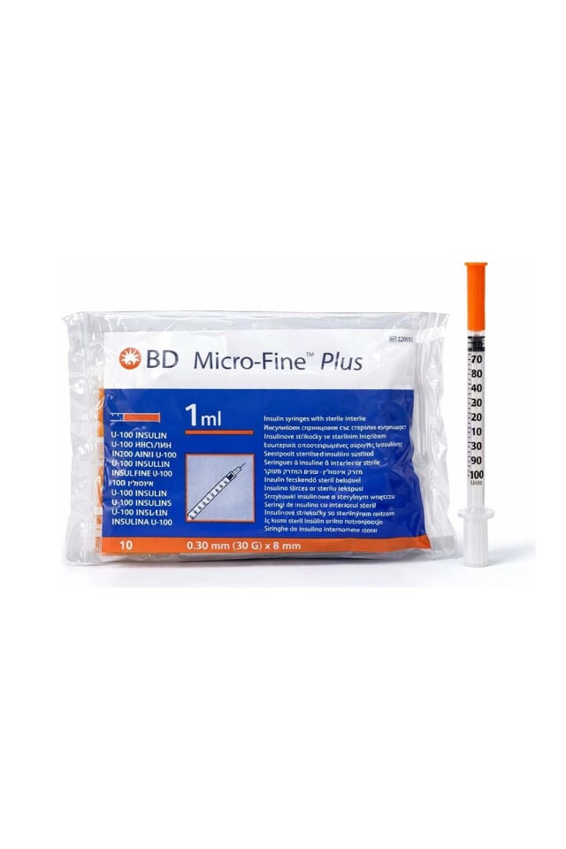 BD Micro-Fine Plus İnsülin Şırıngası 1 ml - 100 Adet