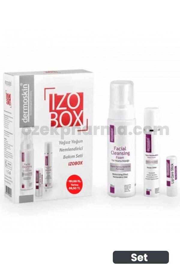 Dermoskin Izobox Yağsız Yoğun Nemlendirme Bakım Seti