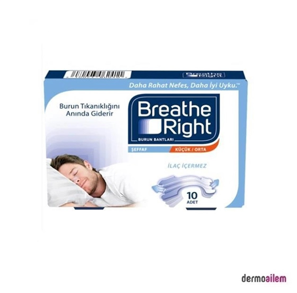 Breathe Right Şeffaf Normal Boy 10 Adet