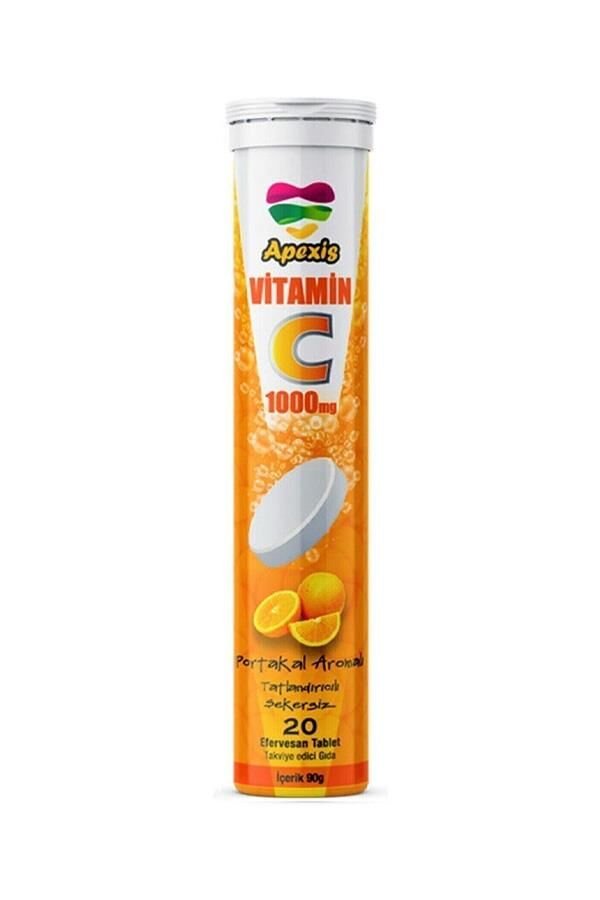 Apexis Vitamin C 1000 mg 20 Efervesan Tablet