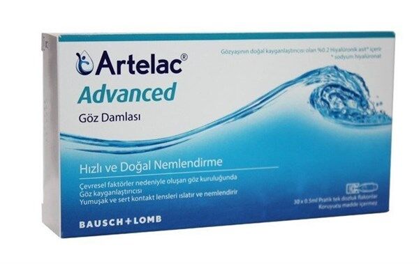Artelac Advanced Göz Damlası 30 x 0,5 ml