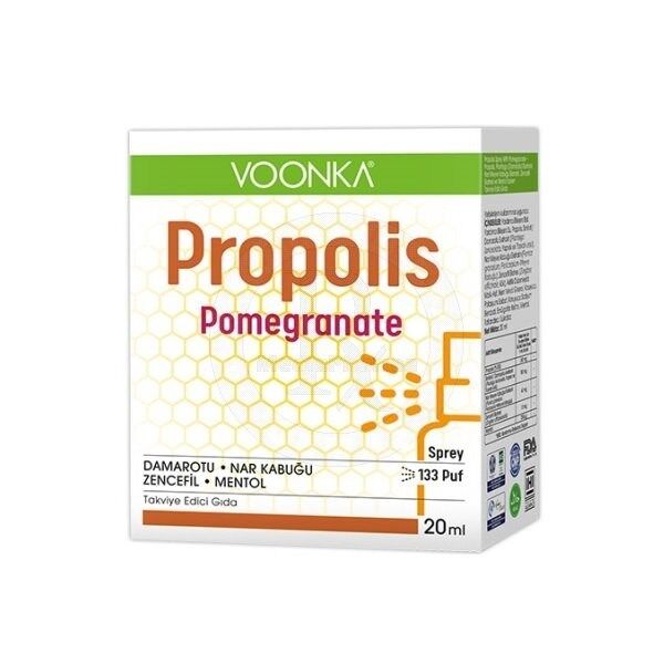 Voonka Propolis Pomegranate Sprey 20 ml