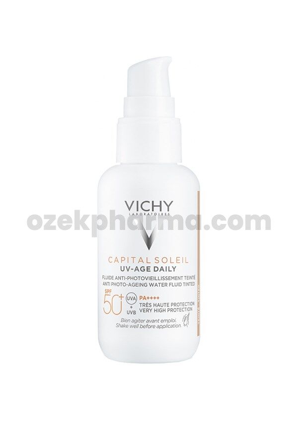 Vichy Capital Soleil UV-Age Daily SPF 50+ Renkli Güneş Koruyucu Krem 40 ml
