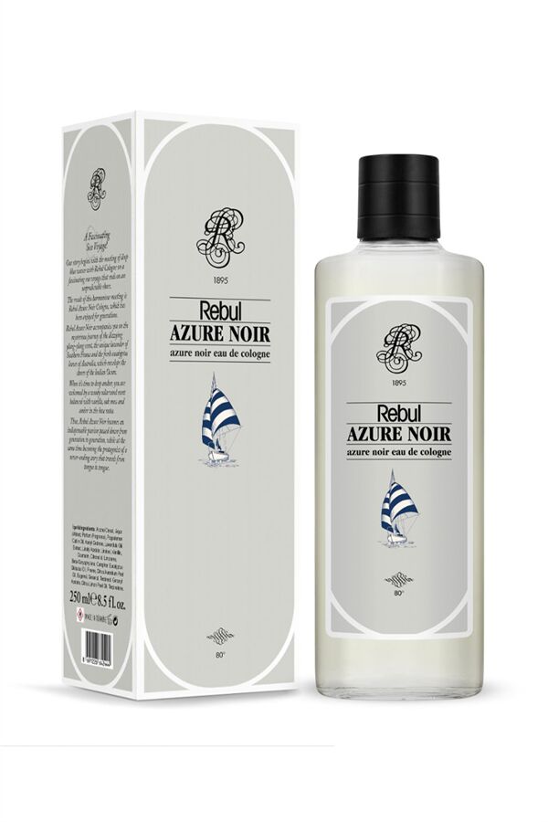 Rebul Azure Noir Kolonya Cam Şişe 250 ml