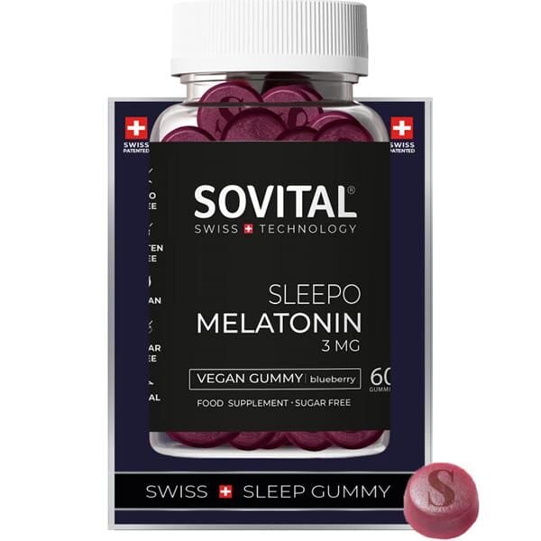 Sovital Sleepo Melatonin 3 mg 60 Vegan Gummies