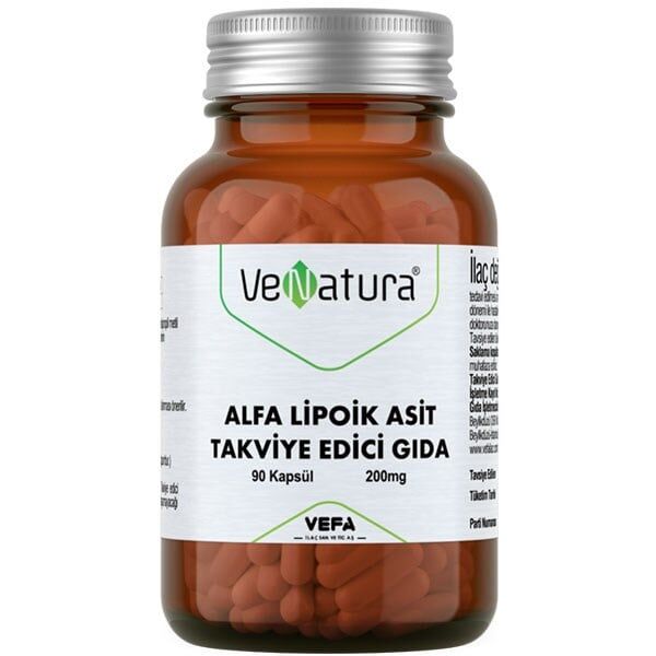 Venatura Alfa Lipoik Asit 90 Kapsül Gıda Takviyesi