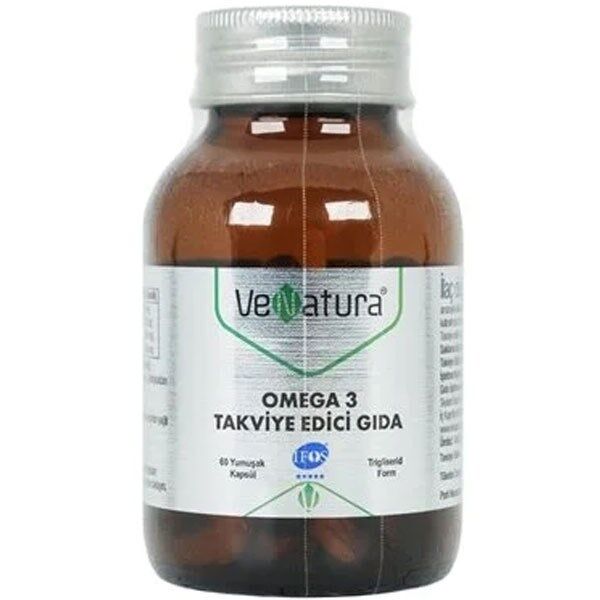 Venatura Omega 3 60 Yumuşak Kapsül Balık Yağı Takviyesi