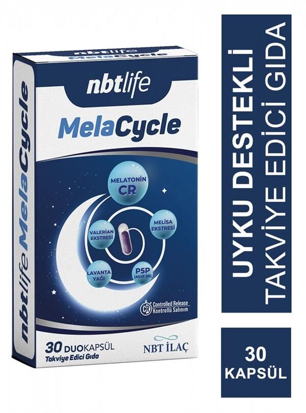 NBT Life Melacycle Melatonin 3 mg 30 Duo Kapsül
