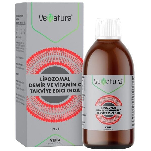 Venatura Lipozomal Demir ve Vitamin C 150 ML Gıda Takviyesi