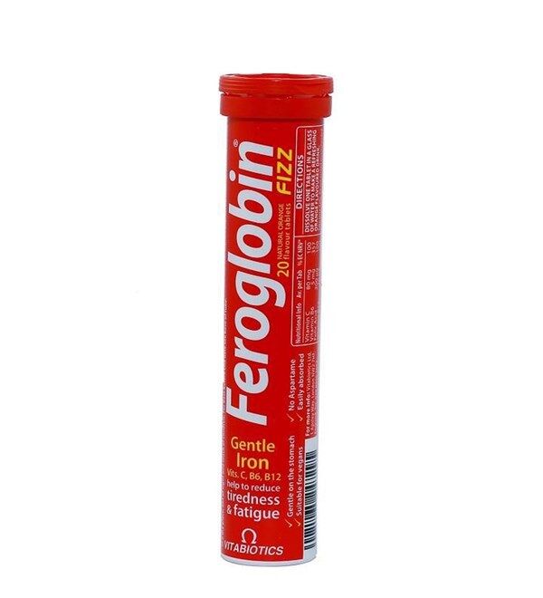 Vitabiotics Feroglobin Fizz Gentle Iron 20 Tablet