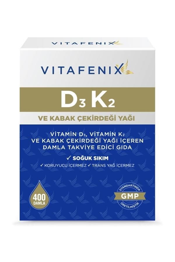 Vitafenix D3K2 400 Damla 20 ml